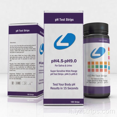 ph delle urine striscia reattiva ph 4.5-9.0